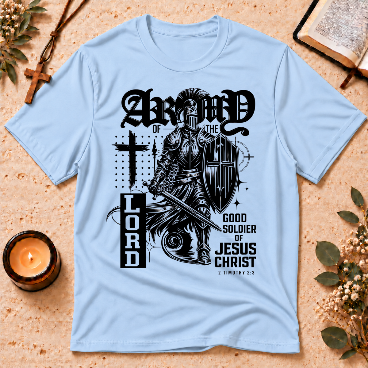 Army of the Lord Christian T-Shirt Breaking Bread Designs