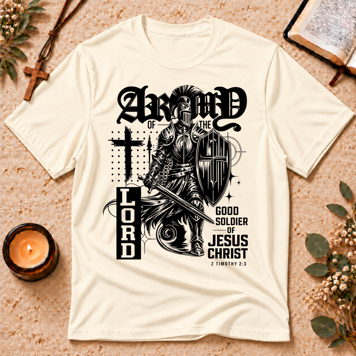 Army of the Lord Christian T-Shirt Breaking Bread Designs