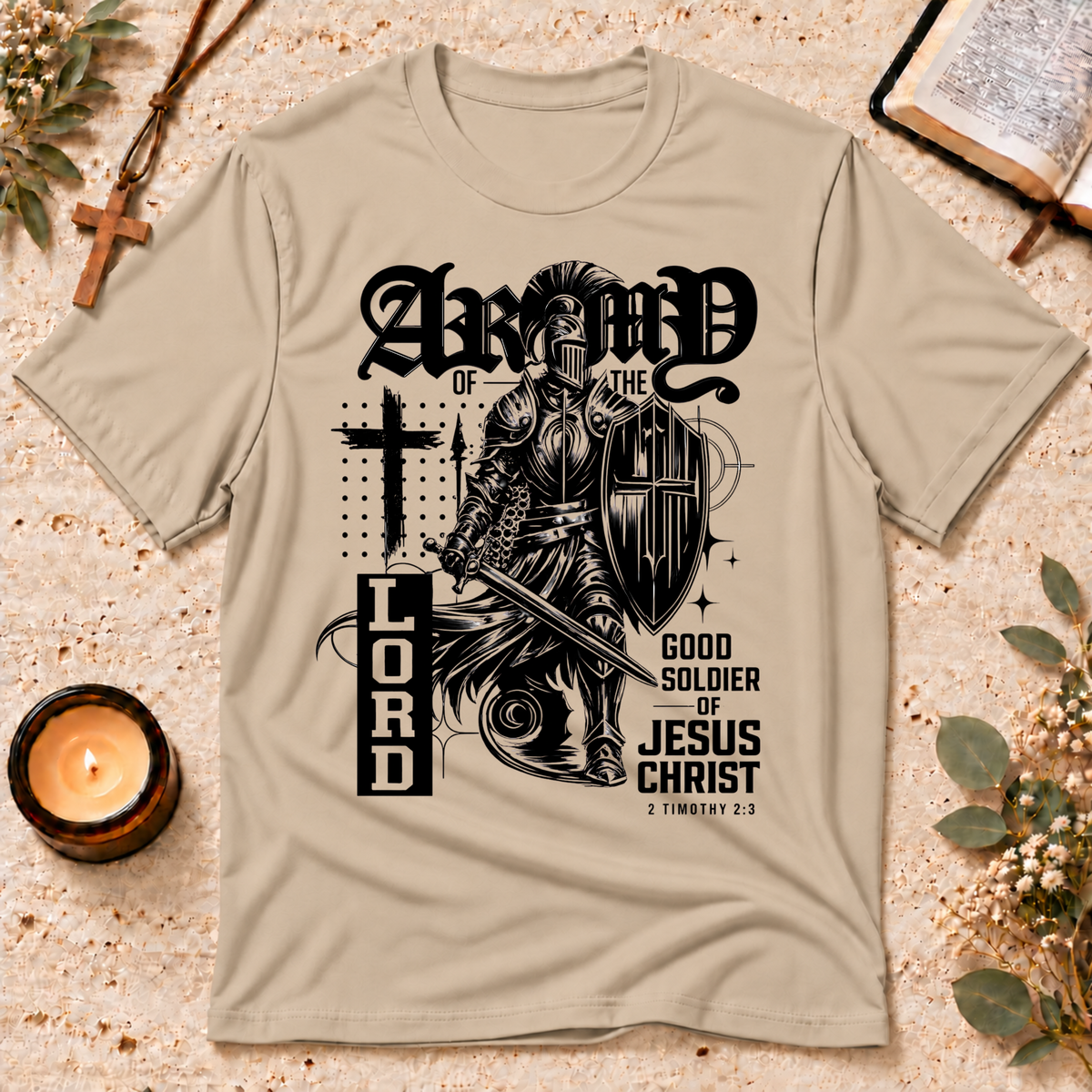 Army of the Lord Christian T-Shirt Breaking Bread Designs