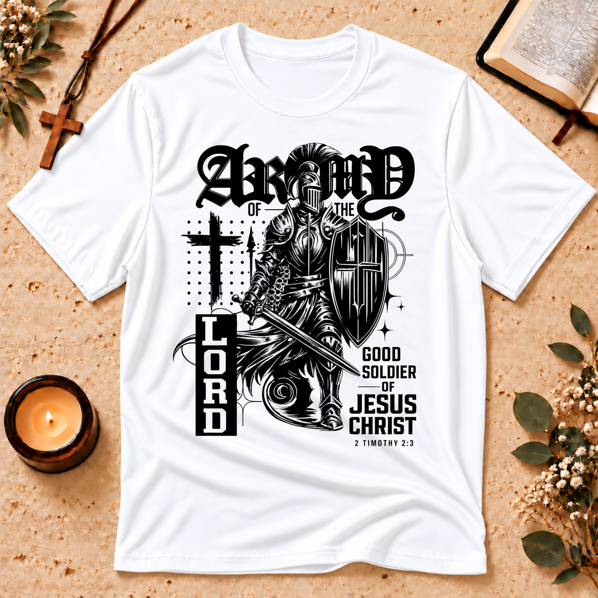 Army of the Lord Christian T-Shirt Breaking Bread Designs