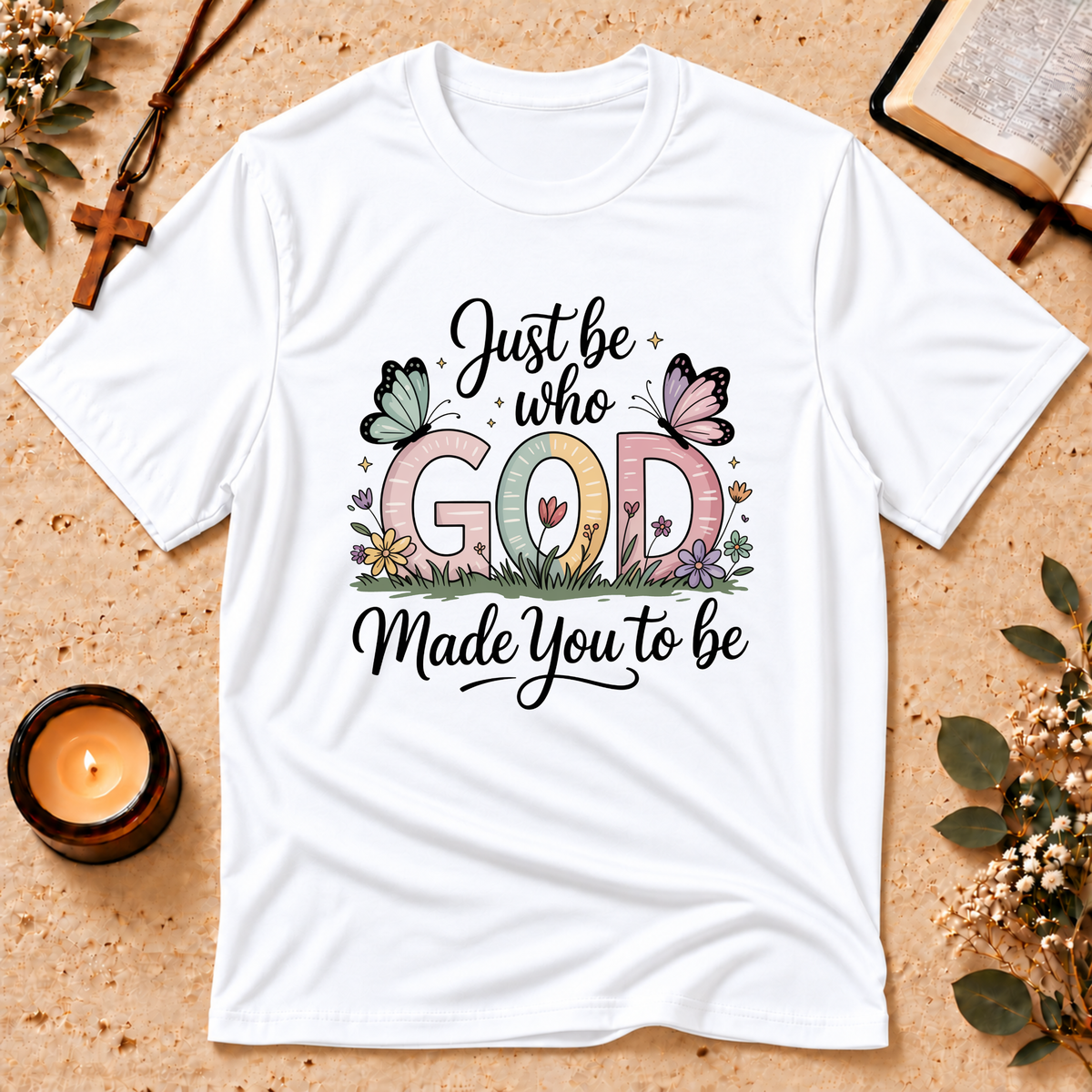 Be Who God Made You To Be Identity T-Shirt Breaking Bread Designs