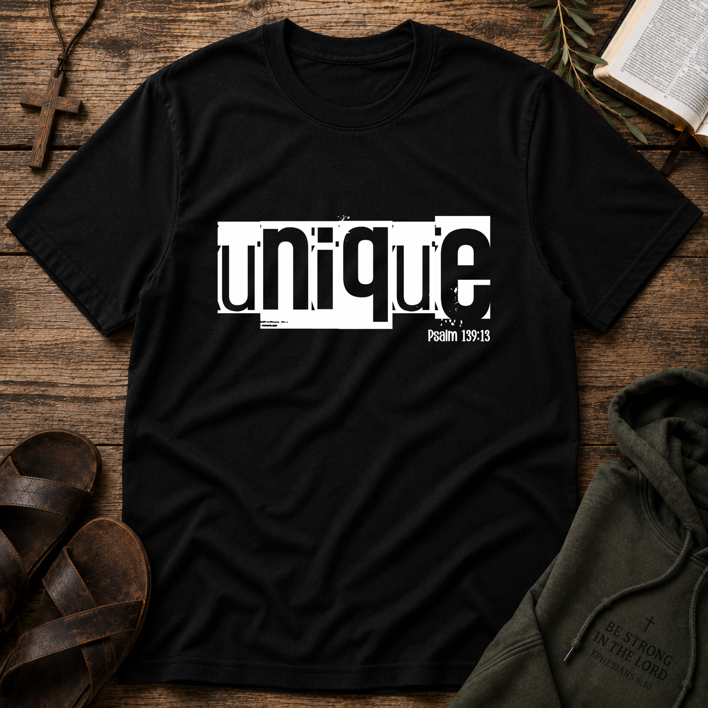 Unique Christian T-Shirt | Psalm 139:13 Faith-Based Graphic Tee | Minimalist Christian Shirt | Unisex Inspirational Apparel Breaking Bread Designs
