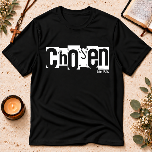 Chosen John 15:16 Christian T-Shirt Breaking Bread Designs