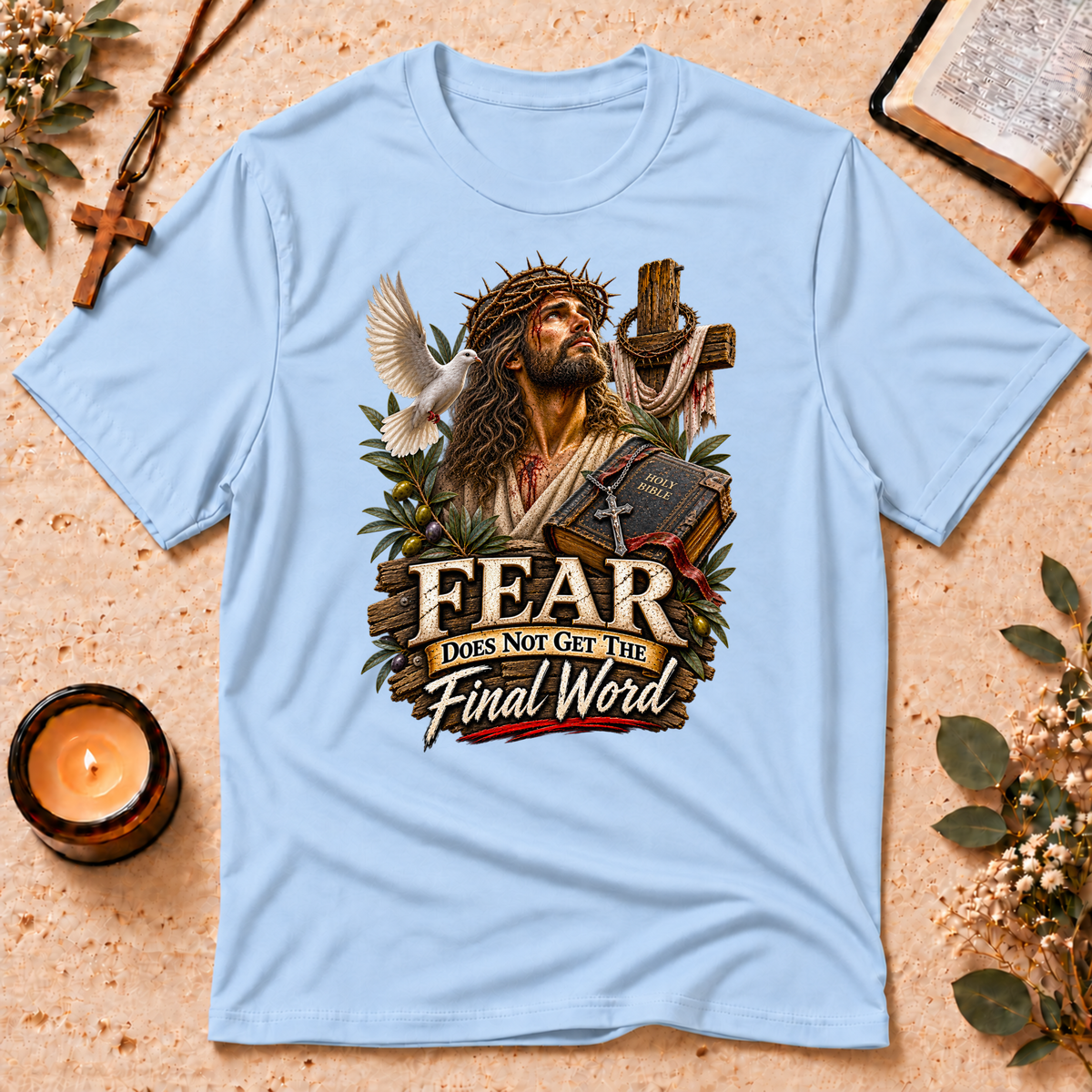The Tomb Is Empty Easter Christian T-Shirt Breaking Bread Designs