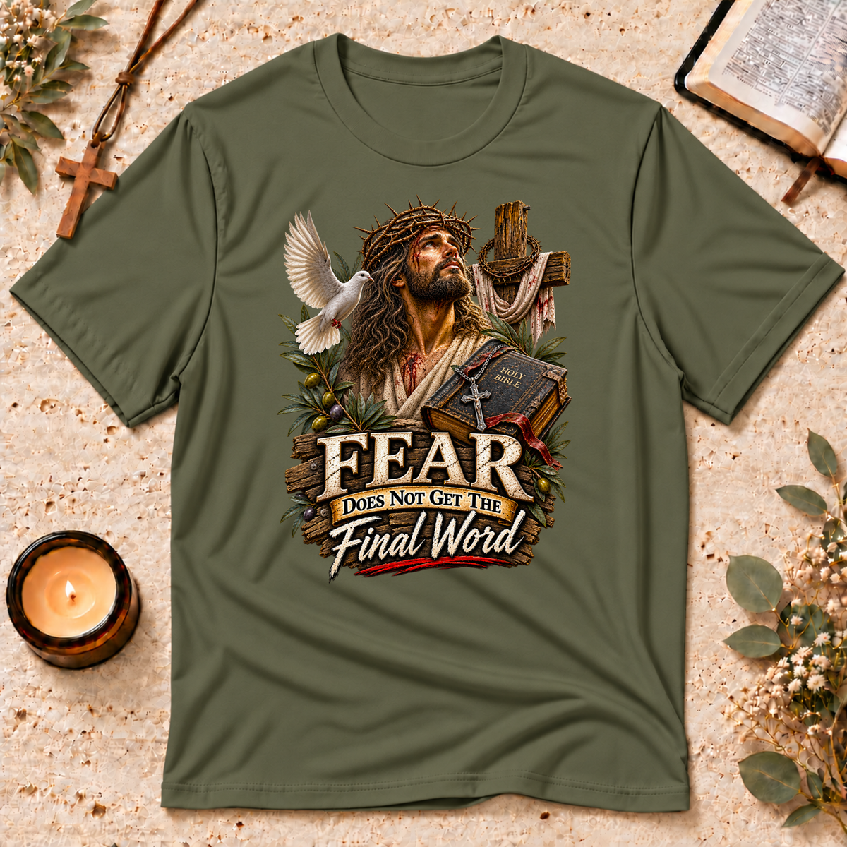 The Tomb Is Empty Easter Christian T-Shirt Breaking Bread Designs