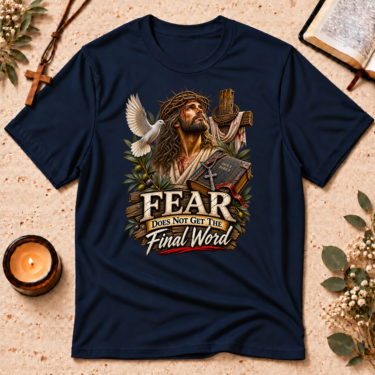 The Tomb Is Empty Easter Christian T-Shirt Breaking Bread Designs