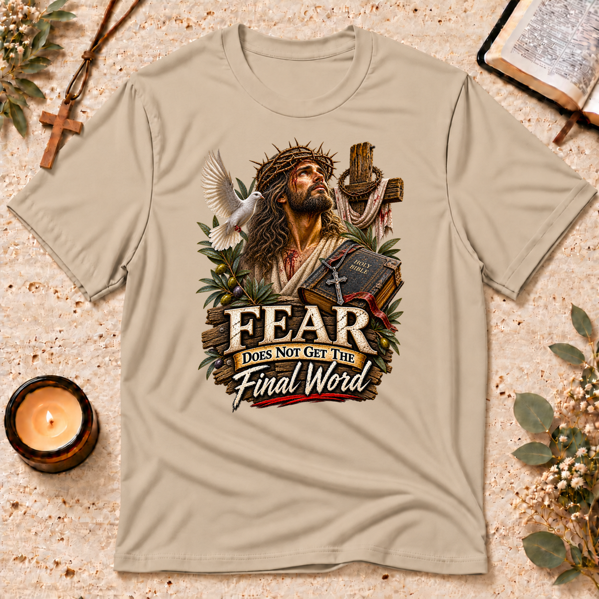 The Tomb Is Empty Easter Christian T-Shirt Breaking Bread Designs