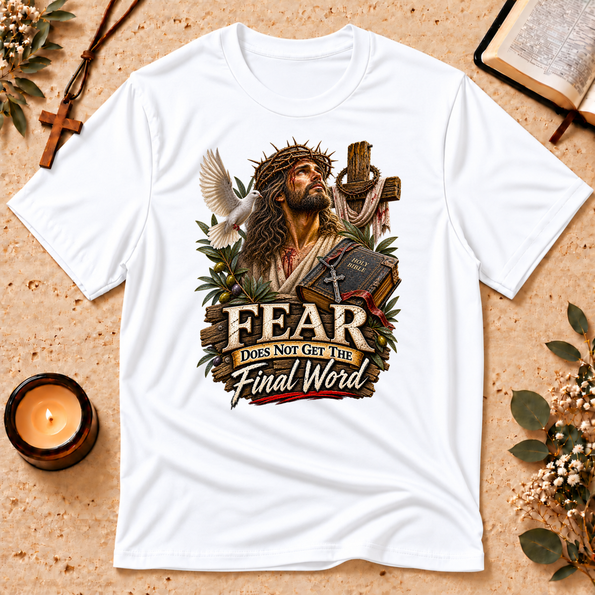 The Tomb Is Empty Easter Christian T-Shirt Breaking Bread Designs