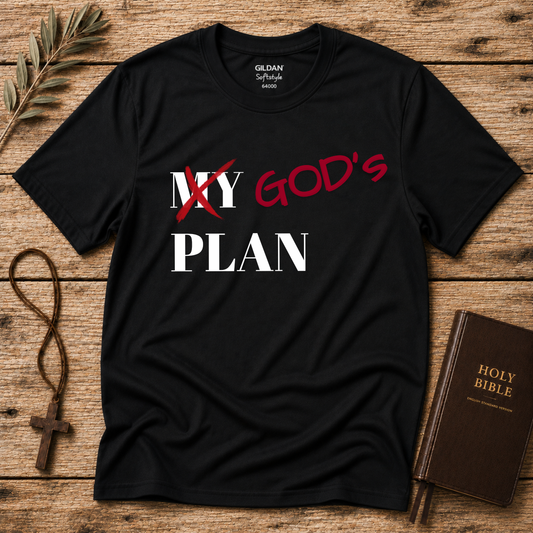 God's Plan Christian T-Shirt | Jeremiah 29:11 Faith Tee | Inspirational Christian Shirt Breaking Bread Designs