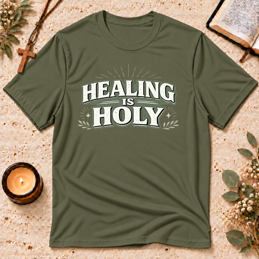Healing Is Holy Christian T-Shirt Breaking Bread Designs