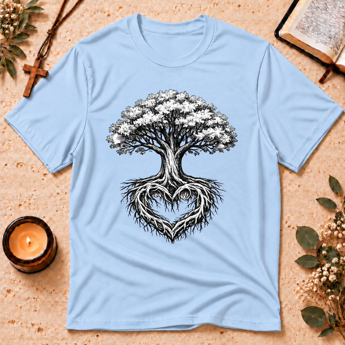 Tree of Life Christian T-Shirt Breaking Bread Designs