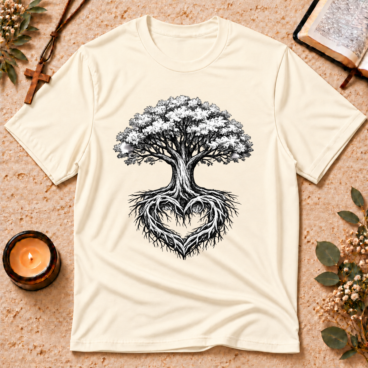Tree of Life Christian T-Shirt Breaking Bread Designs