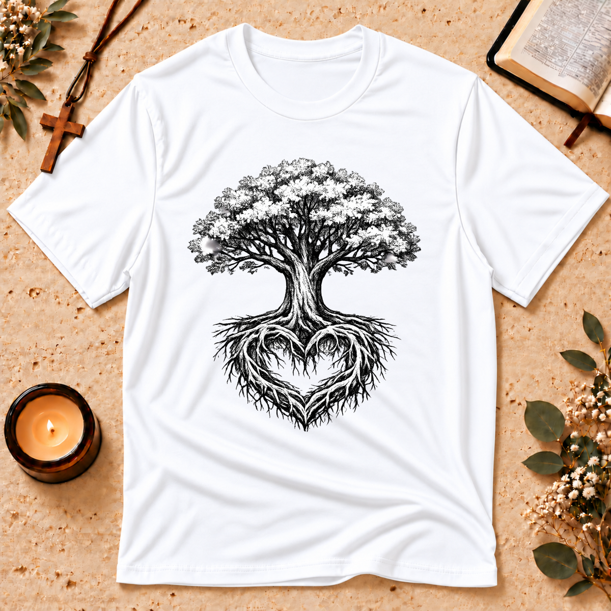 Tree of Life Christian T-Shirt Breaking Bread Designs