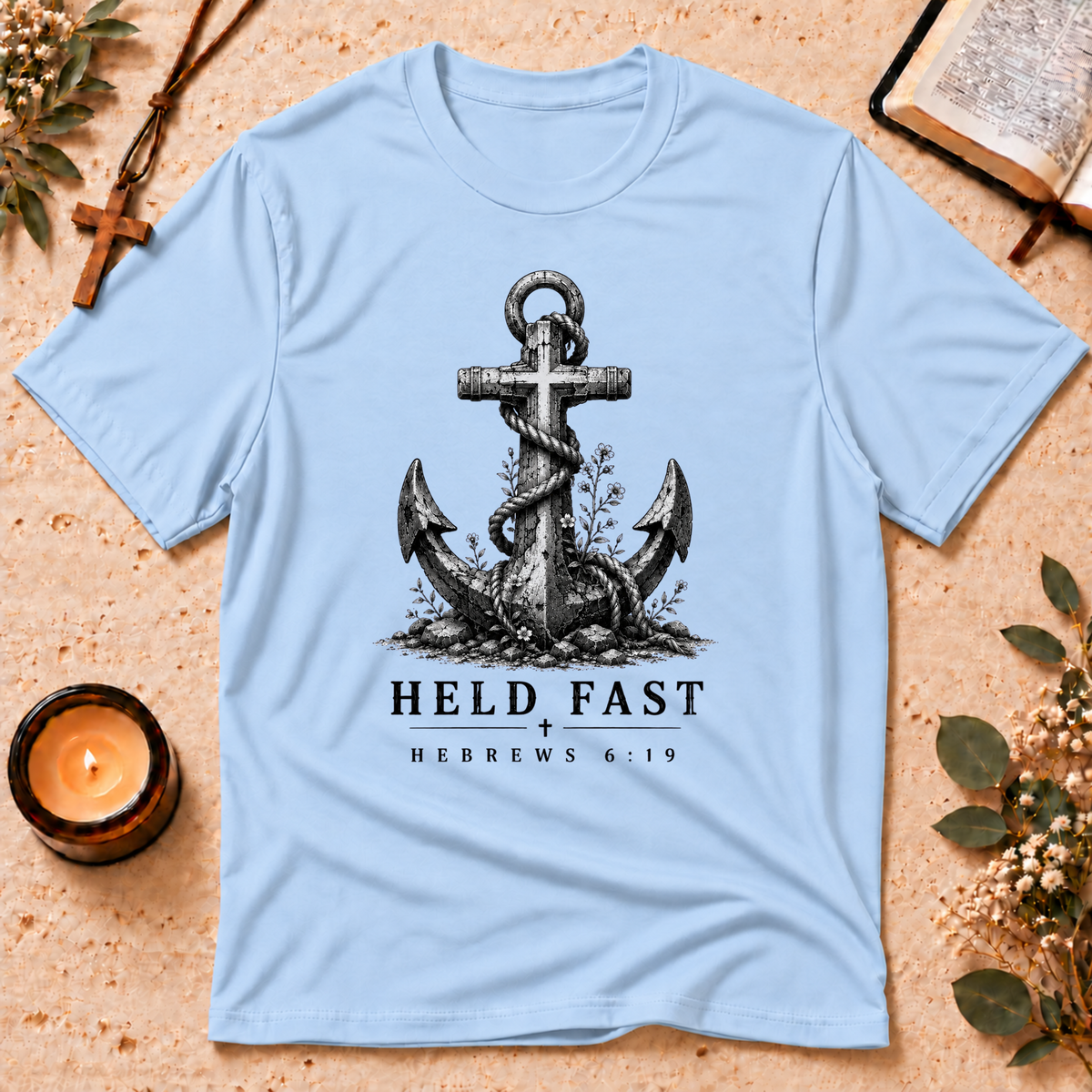 Christian Nautical Hebrews T-Shirt Breaking Bread Designs