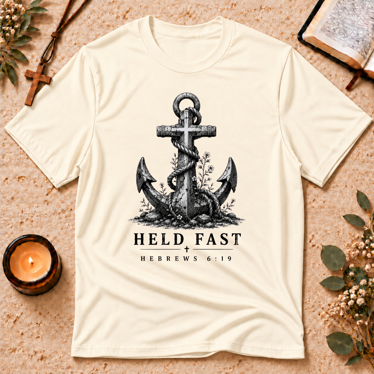 Christian Nautical Hebrews T-Shirt Breaking Bread Designs