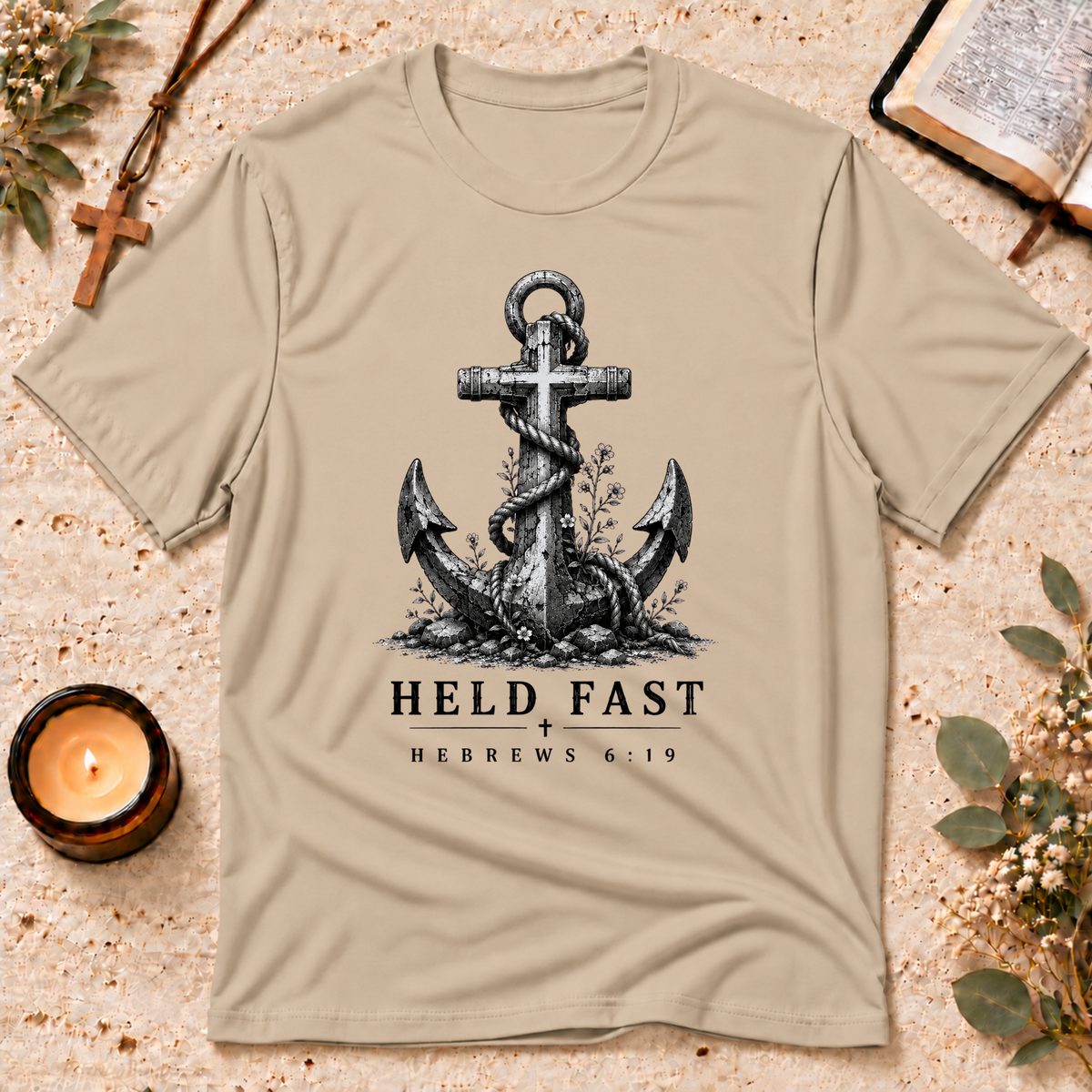 Christian Nautical Hebrews T-Shirt Breaking Bread Designs
