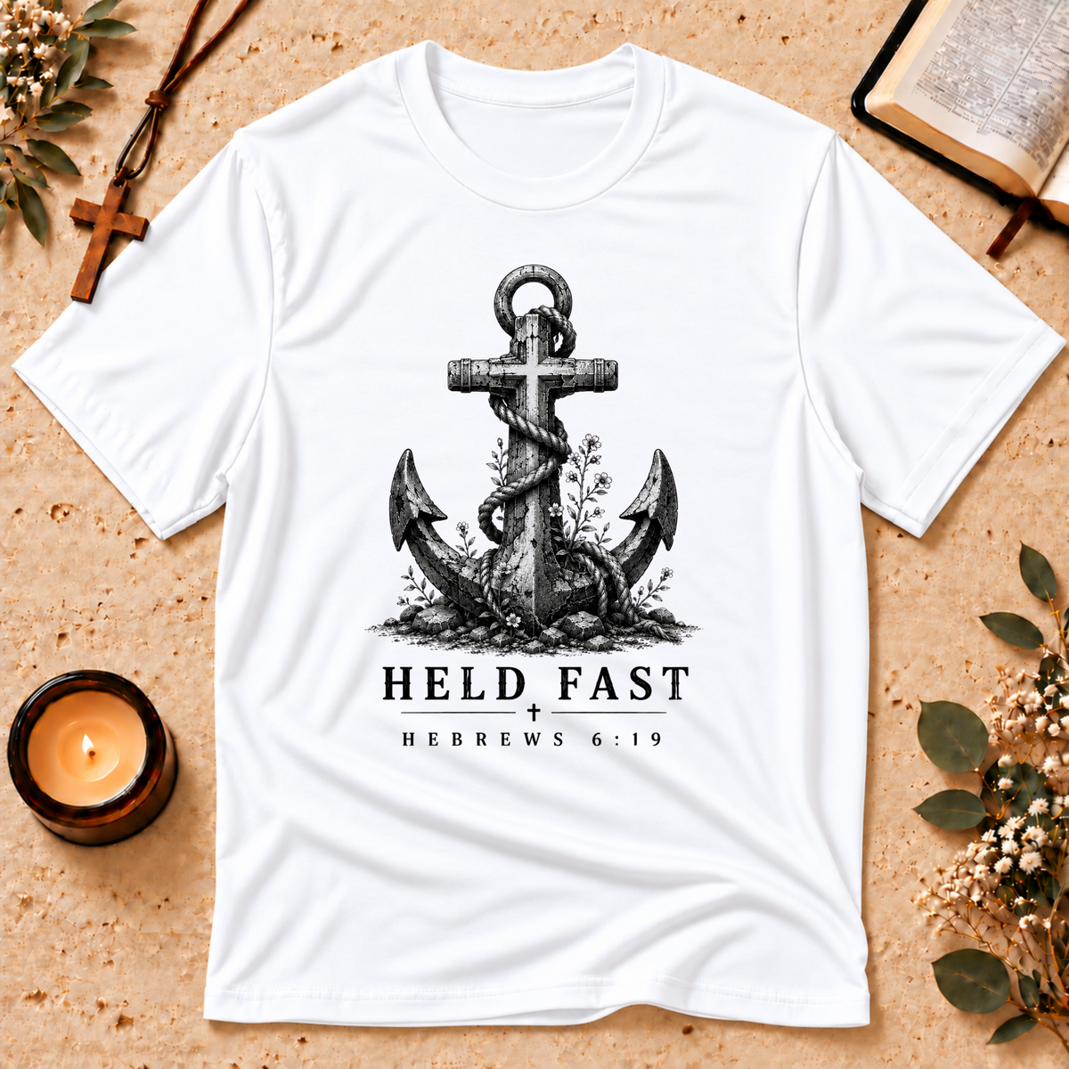 Christian Nautical Hebrews T-Shirt Breaking Bread Designs