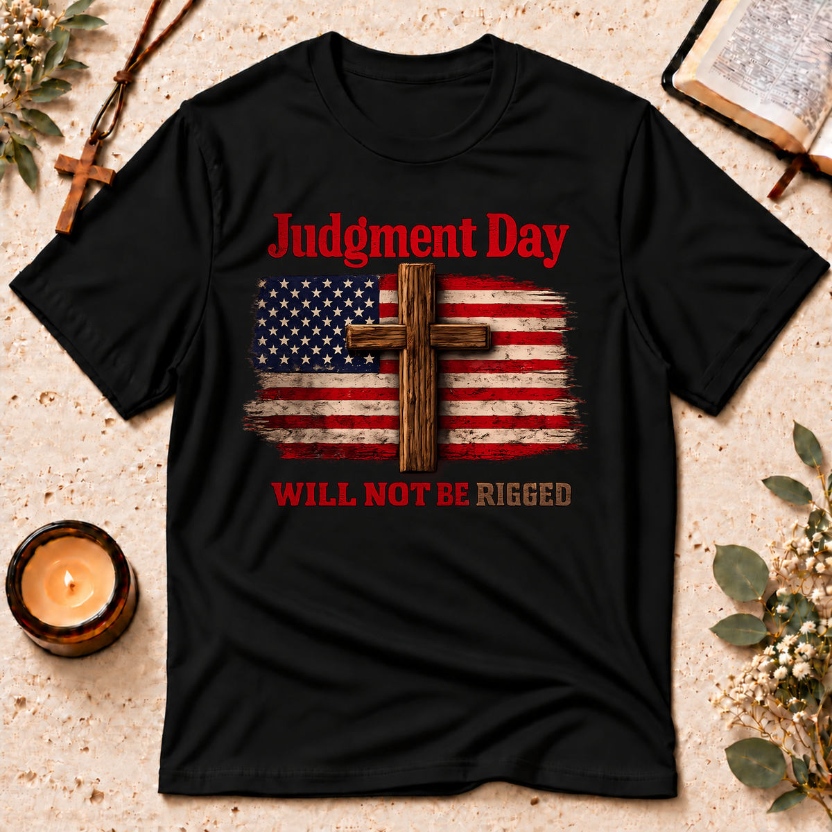 Judgment Day Patriot Christian T-Shirt Breaking Bread Designs