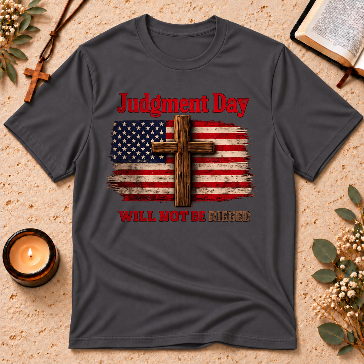 Judgment Day Patriot Christian T-Shirt Breaking Bread Designs