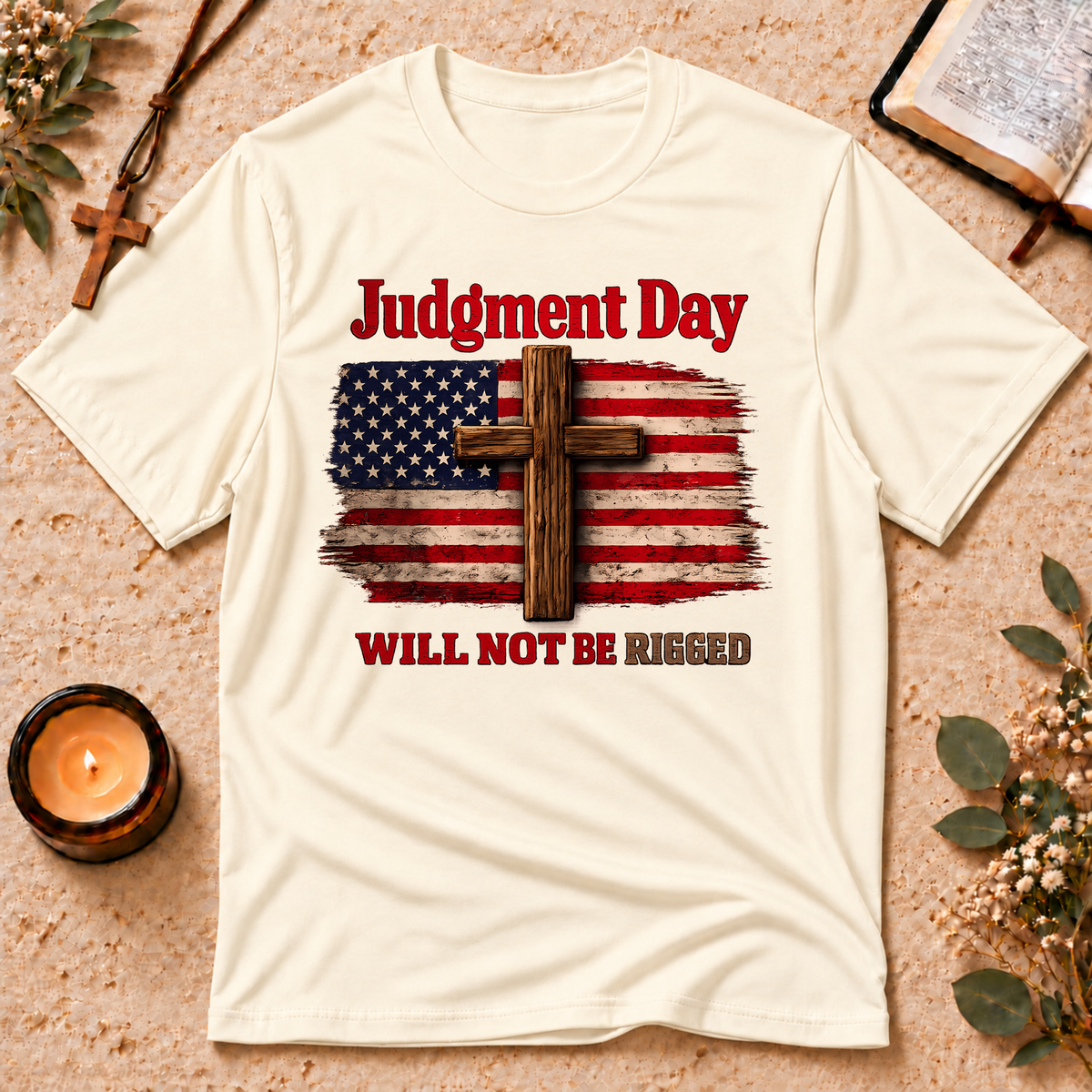 Judgment Day Patriot Christian T-Shirt Breaking Bread Designs