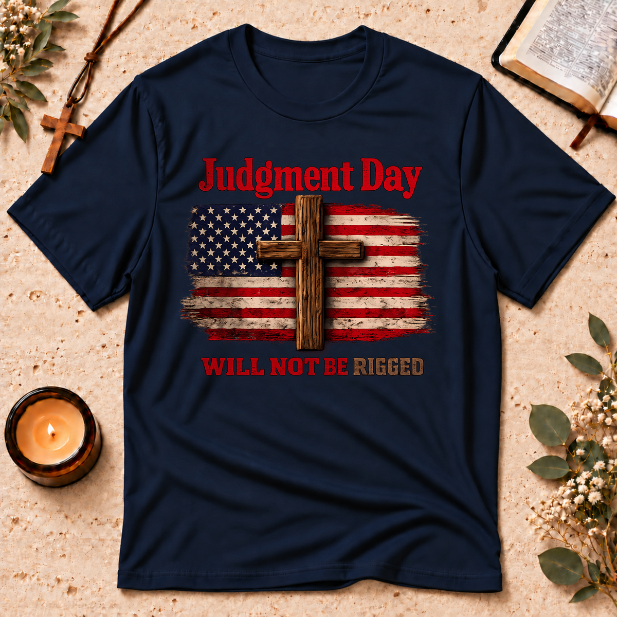 Judgment Day Patriot Christian T-Shirt Breaking Bread Designs