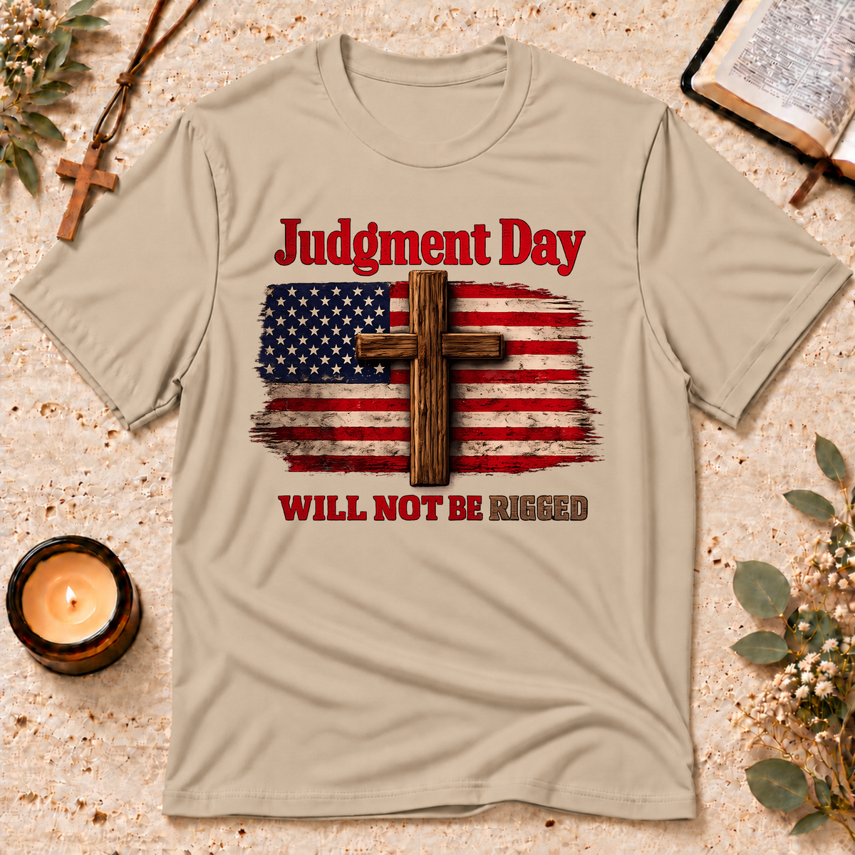 Judgment Day Patriot Christian T-Shirt Breaking Bread Designs