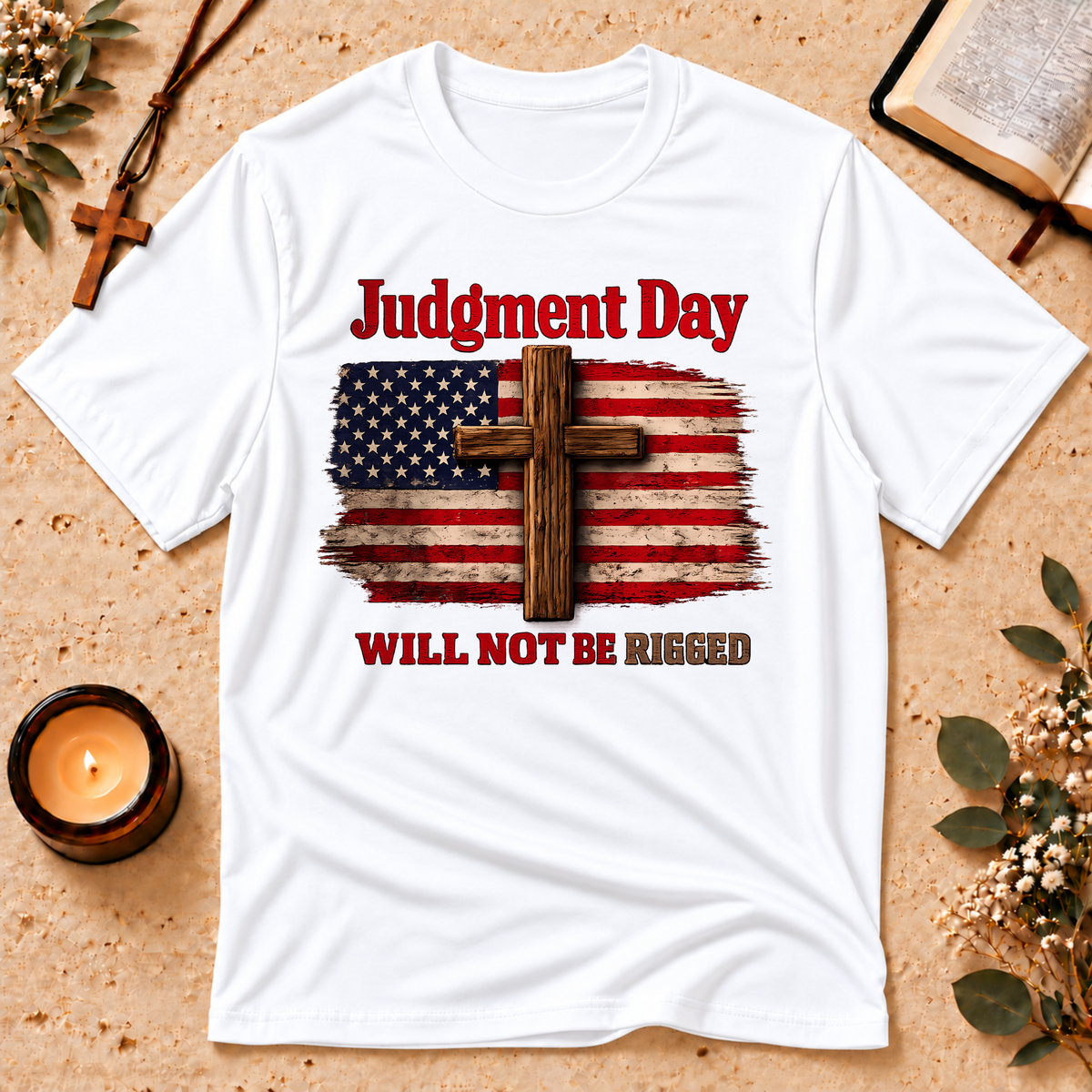 Judgment Day Patriot Christian T-Shirt Breaking Bread Designs