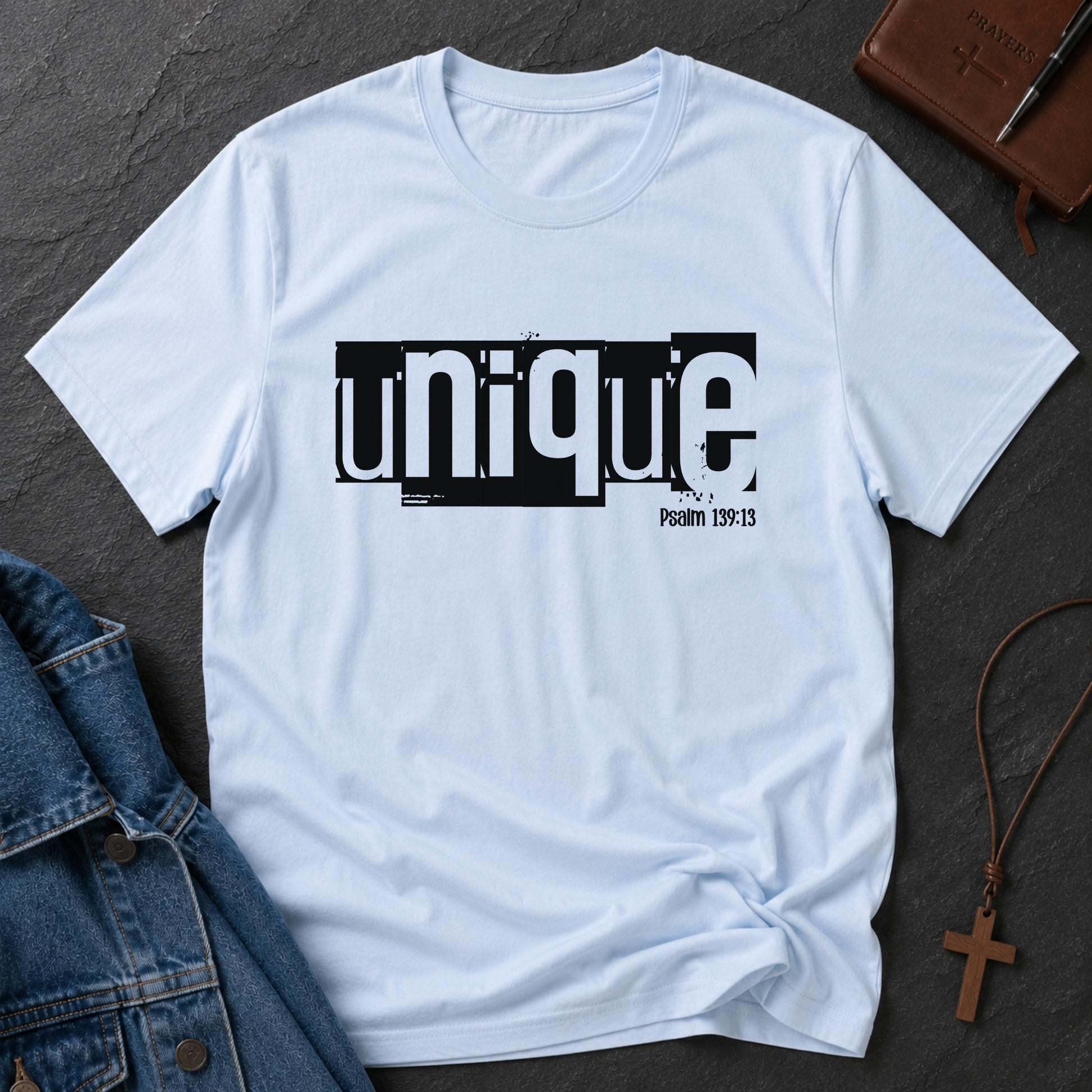 Unique Christian T-Shirt | Psalm 139:13 Faith-Based Graphic Tee | Minimalist Christian Shirt | Unisex Inspirational Apparel Breaking Bread Designs