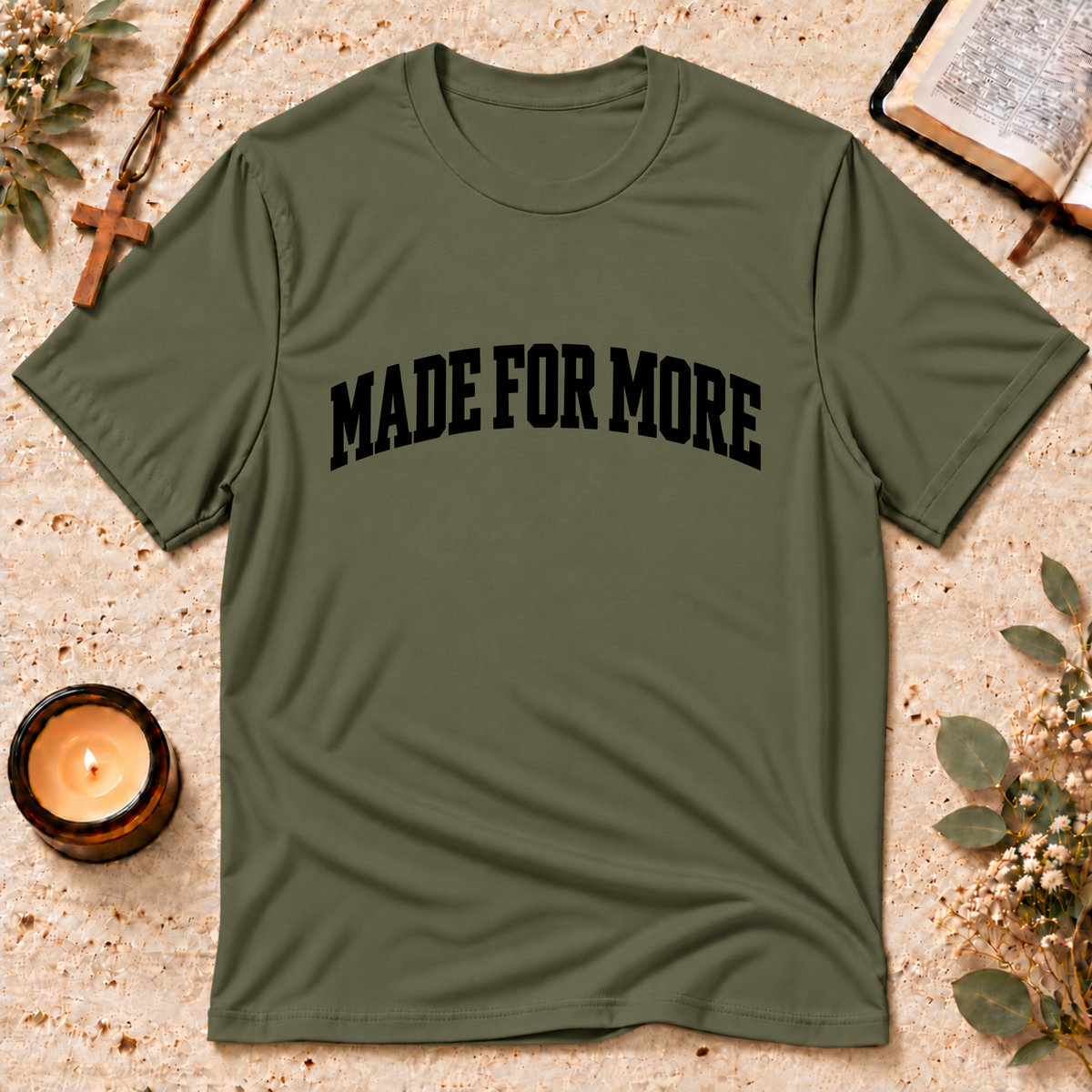 Made For More Inspirational Christian T-Shirt Breaking Bread Designs