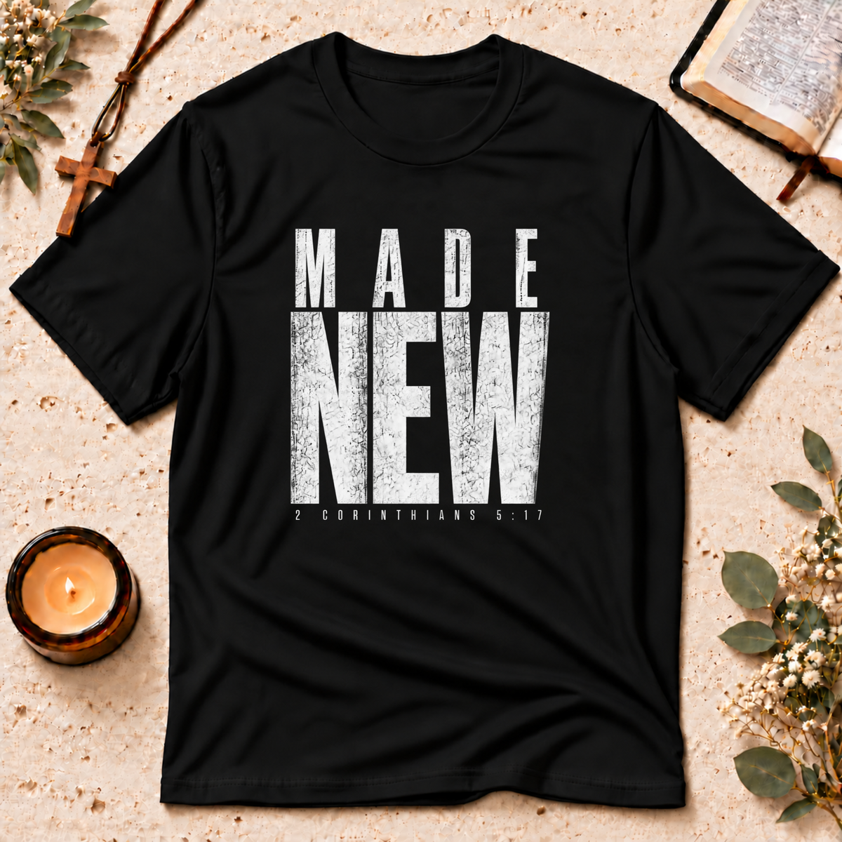 Made New Christian Corinthians T-Shirt Breaking Bread Designs