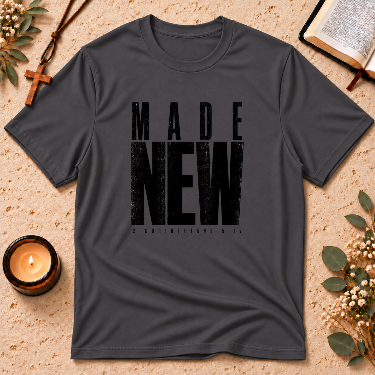 Made New Christian Corinthians T-Shirt Breaking Bread Designs