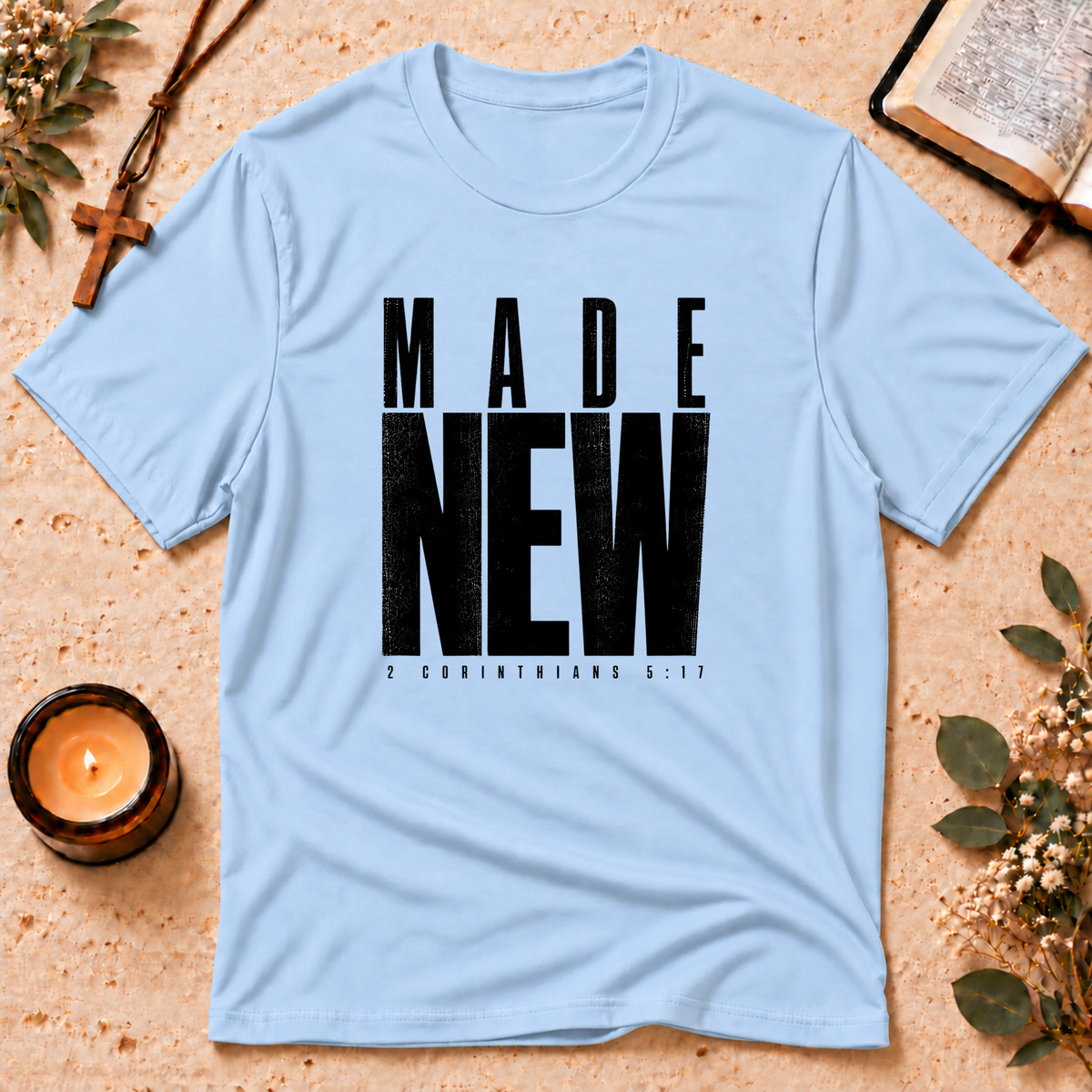 Made New Christian Corinthians T-Shirt Breaking Bread Designs