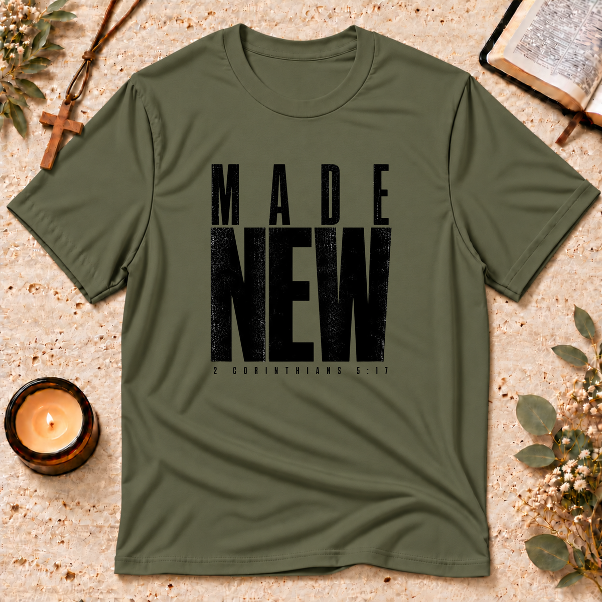 Made New Christian Corinthians T-Shirt Breaking Bread Designs