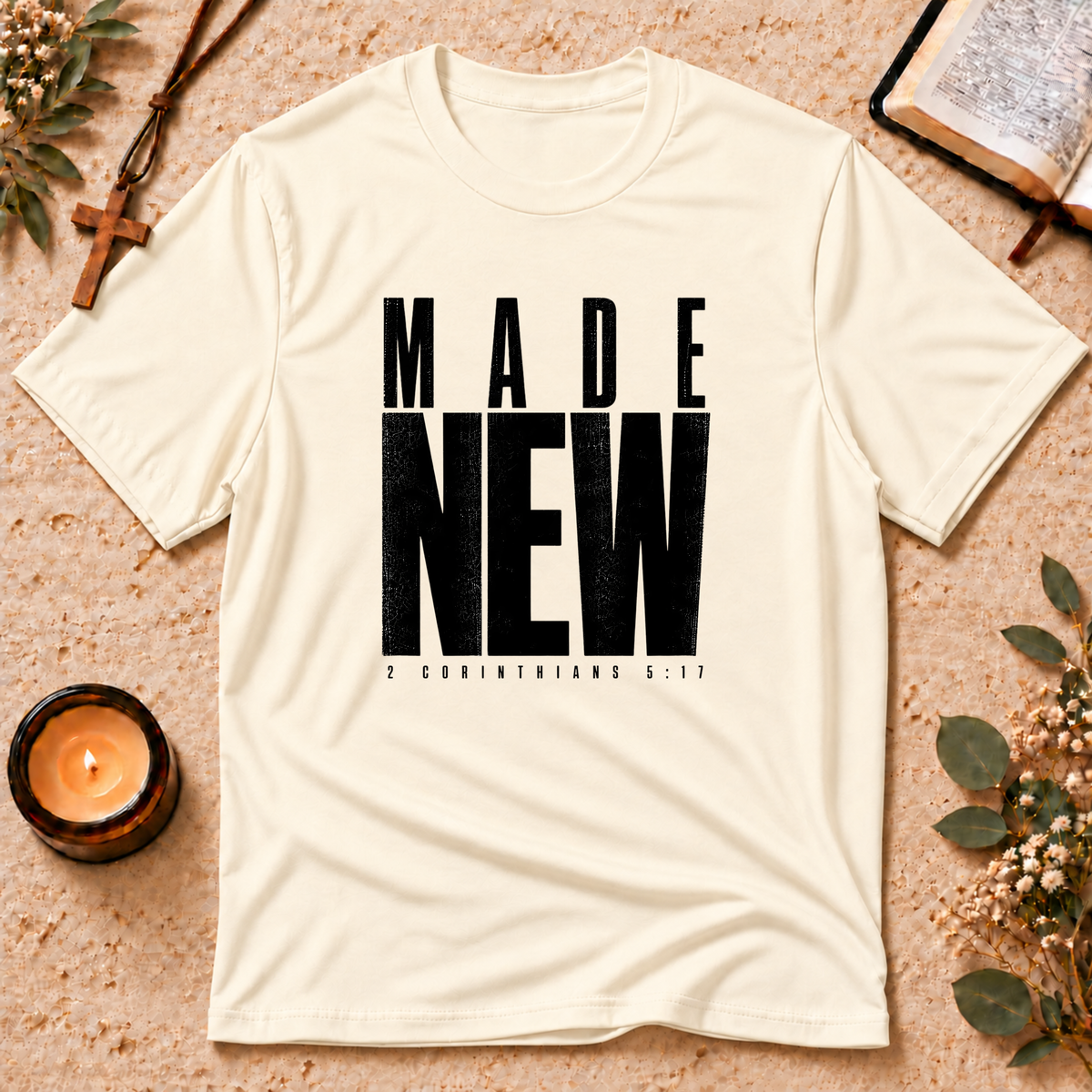 Made New Christian Corinthians T-Shirt Breaking Bread Designs