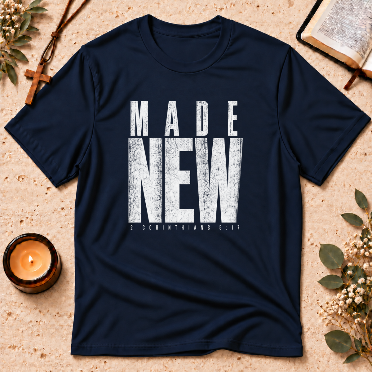 Made New Christian Corinthians T-Shirt Breaking Bread Designs