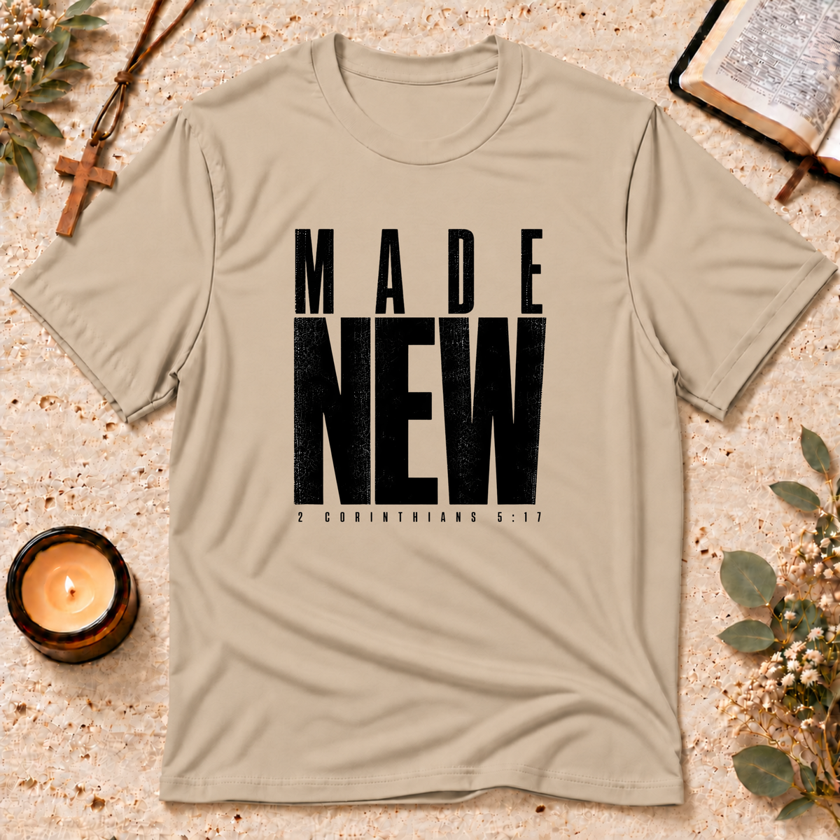 Made New Christian Corinthians T-Shirt Breaking Bread Designs