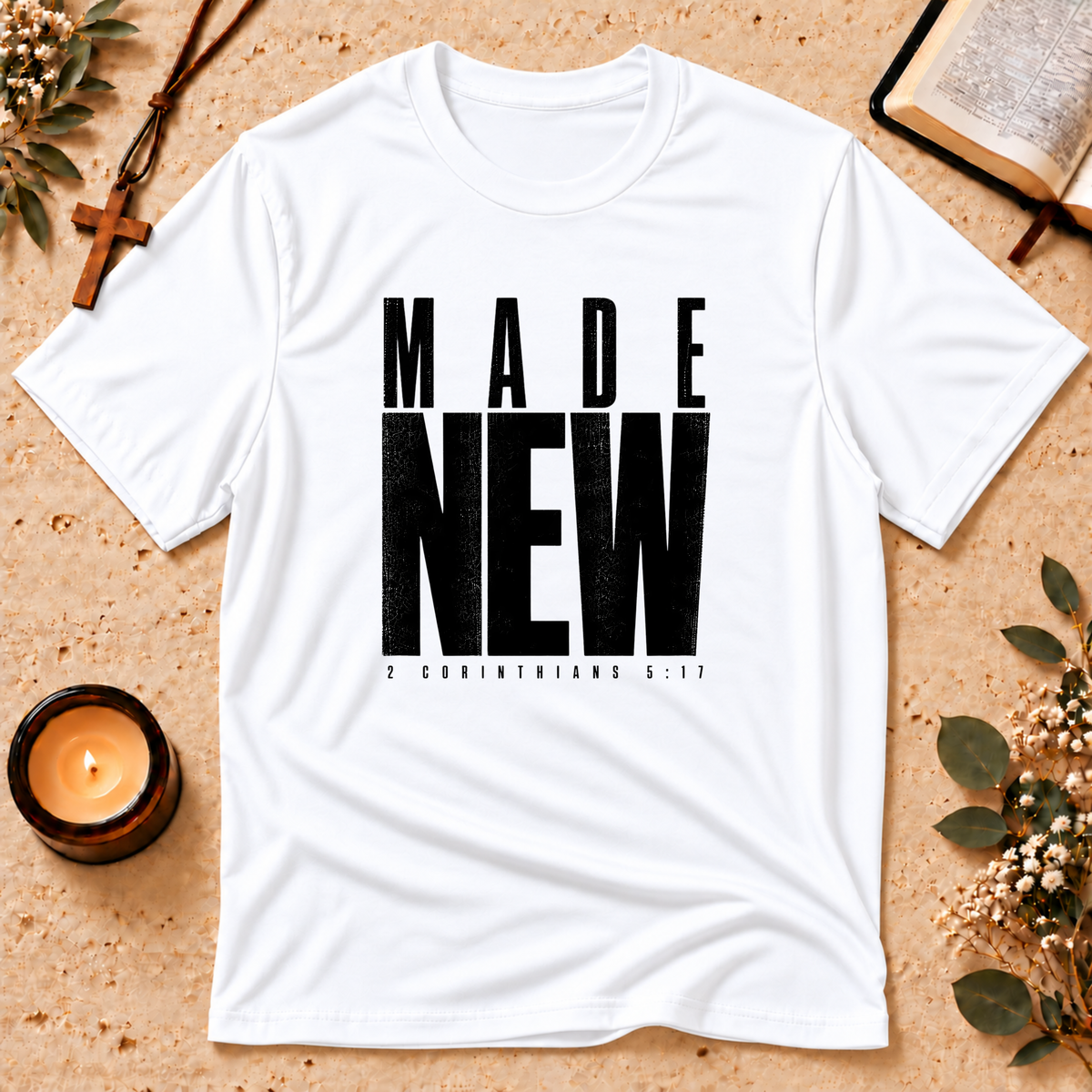 Made New Christian Corinthians T-Shirt Breaking Bread Designs