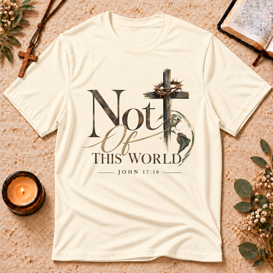 Not Of This World Christian T-Shirt Breaking Bread Designs