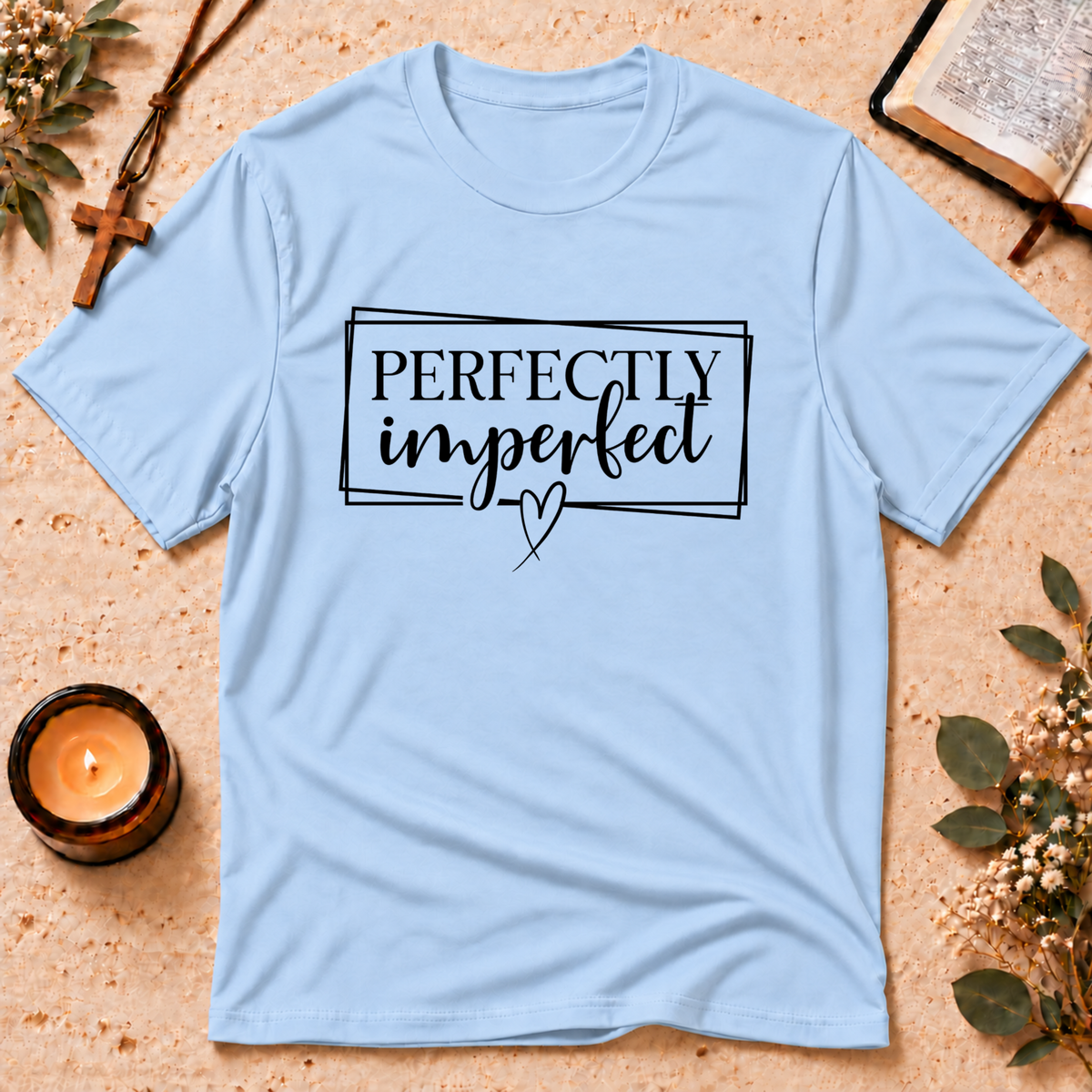 Perfectly Imperfect Christian Grace T-Shirt Breaking Bread Designs