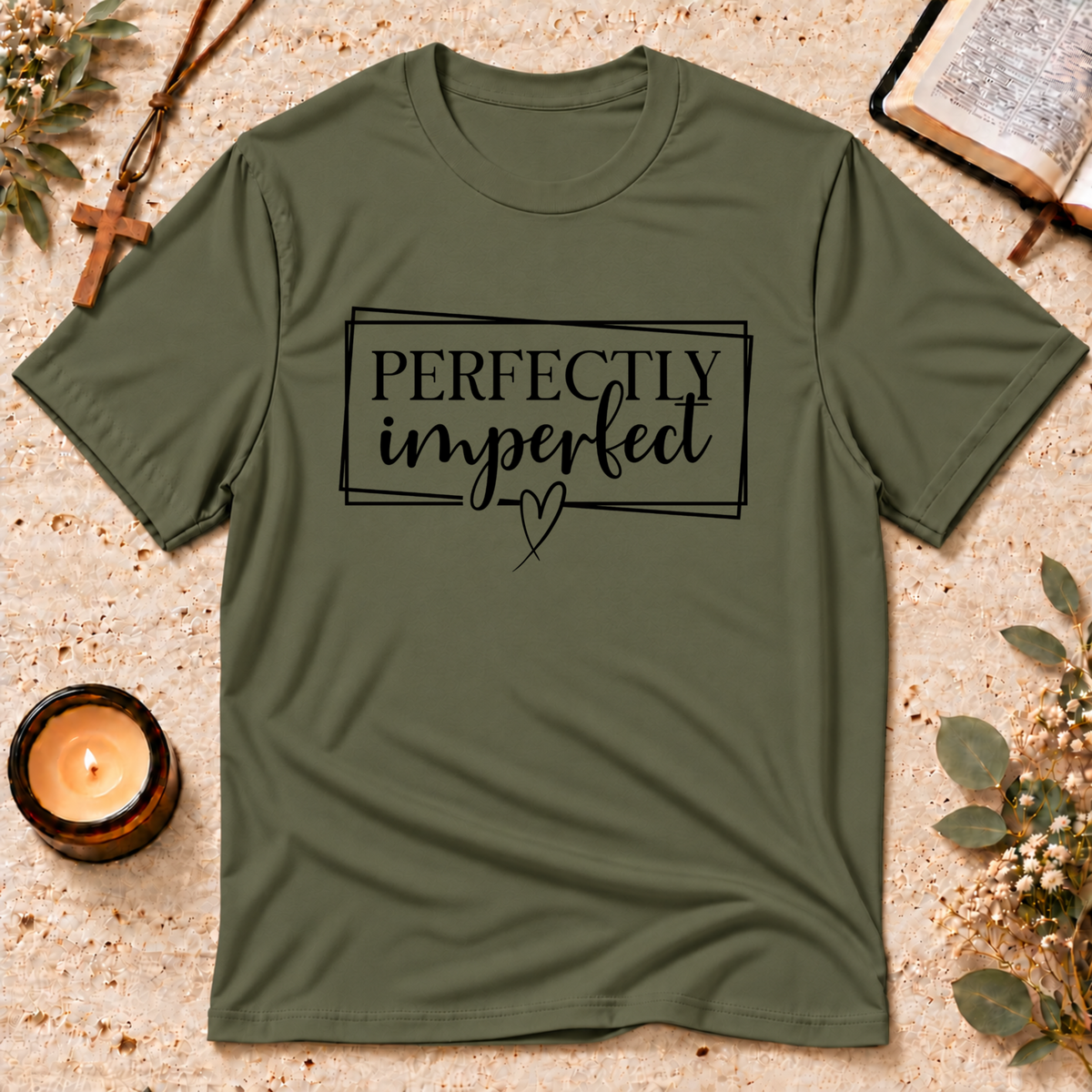 Perfectly Imperfect Christian Grace T-Shirt Breaking Bread Designs