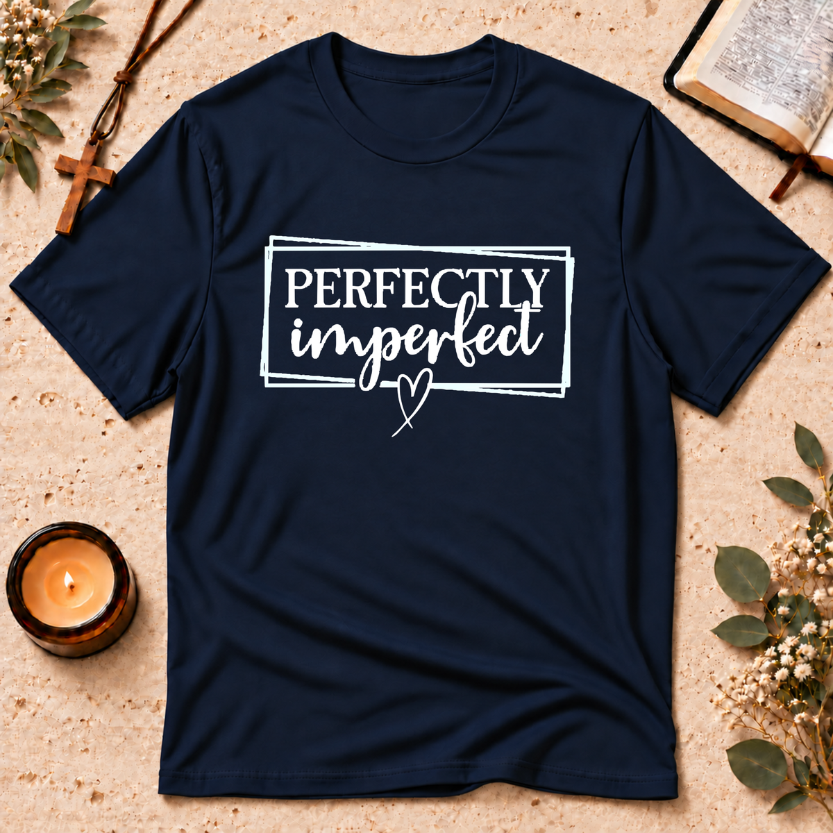 Perfectly Imperfect Christian Grace T-Shirt Breaking Bread Designs