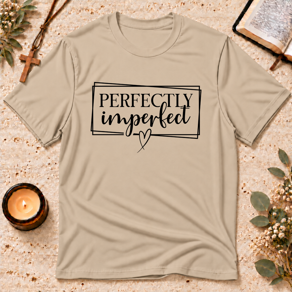 Perfectly Imperfect Christian Grace T-Shirt Breaking Bread Designs