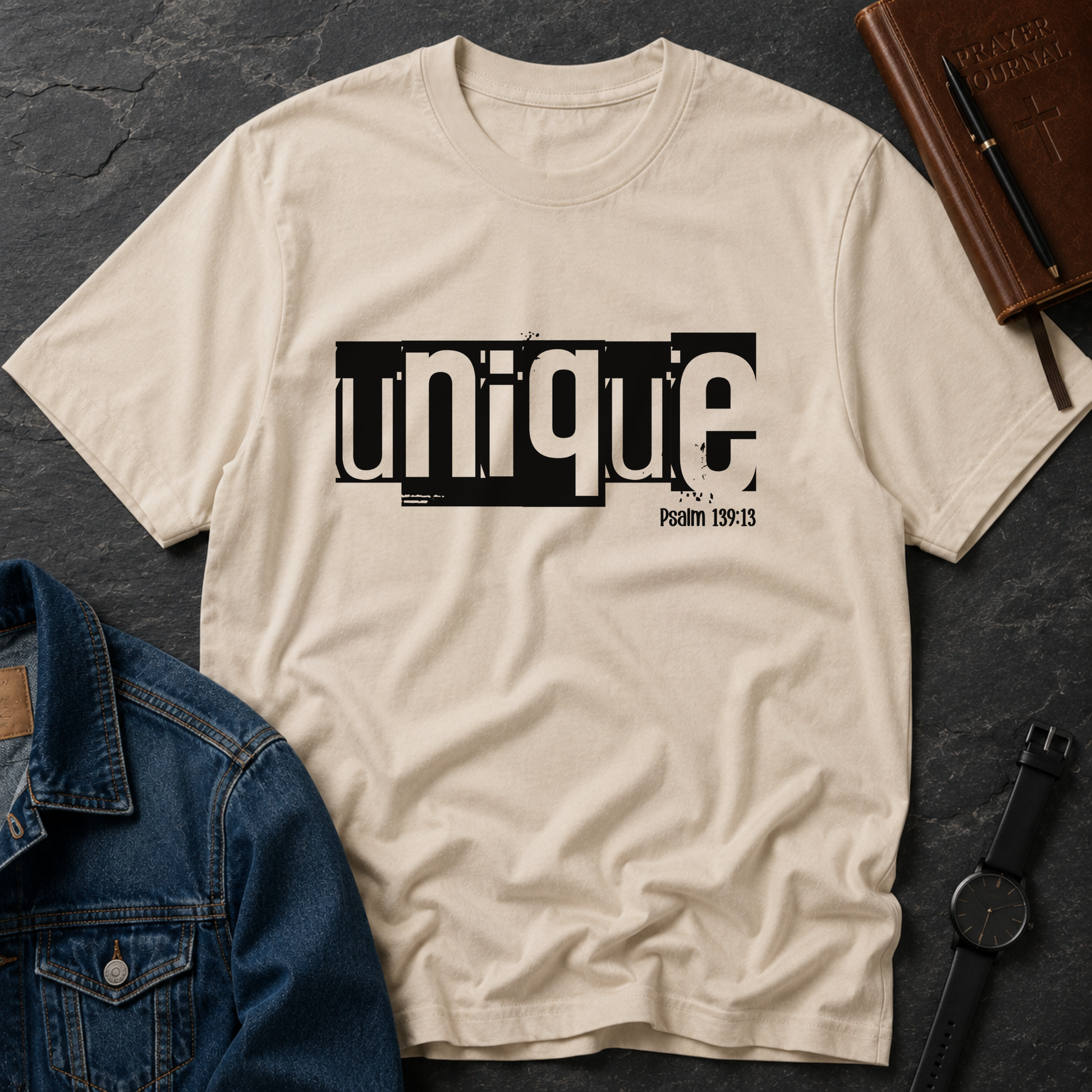 Unique Christian T-Shirt | Psalm 139:13 Faith-Based Graphic Tee | Minimalist Christian Shirt | Unisex Inspirational Apparel Breaking Bread Designs