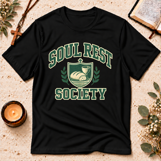 Soul Rest Society Christian T-Shirt Breaking Bread Designs