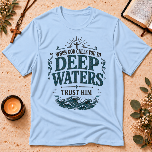 Trust Him Isaiah Christian T-Shirt Breaking Bread Designs